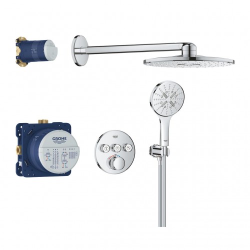 Прихована душова система Grohe Grohtherm SmartControl з Grohe Rainshower SmartActive 310 (34863000)