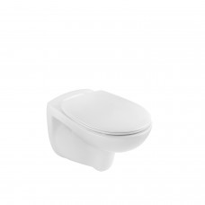 Унітаз підвісний Kroner KRP - A534UF Rimless 410х355х555 мм, сидіння Slim Duroplast / Soft-close / Quick relase