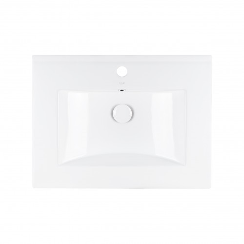 Комплект Qtap Tern 600х580х437 White тумба підвісна + раковина урізна QT1772TPL6013060CW