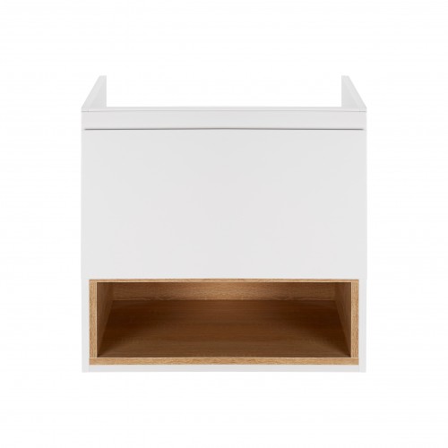 Тумба підвісна Qtap Robin 600х580х437 White/Whitish oak QT1374TPВ6001WWO