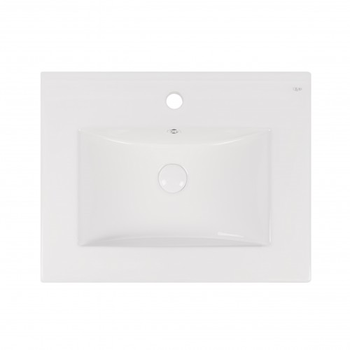 Комплект Qtap Taurus 600х580х437 Whitish oak тумба підвісна + раковина урізна QT2472TPT603WO