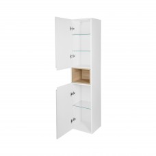 Пенал підвісний Qtap Robin 350х1650х316 White/Whitish oak QT1376PN1651LWWO