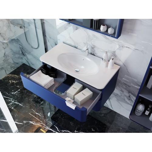 Тумба Botticelli Velluto Vlt-100 біла Velluto Vlt-100 White