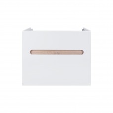 Тумба підвісна Qtap Virgo 700х580х437 White/Whitish oak QT1874TPА701W