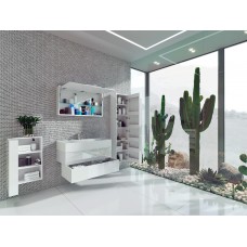 Дзеркальний шкаф BotticelliToscana TsM-100 білий Toscana TsM-100 White