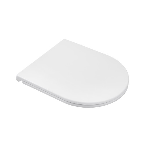 Унітаз підвісний Kroner Harz WHI493736 RIMLESS безобідковий з сидінням Slim Duroplast / Soft-close / Quick relase KH493736WHIR