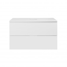 Тумба підвісна Qtap Tern 800х476х469 White зі стільницею QT1779TPL801W