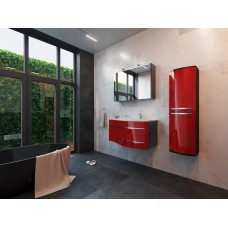 Дзеркальний шкаф Botticelli Vanessa VnM-100 червоний Vanessa VnM-100 Red