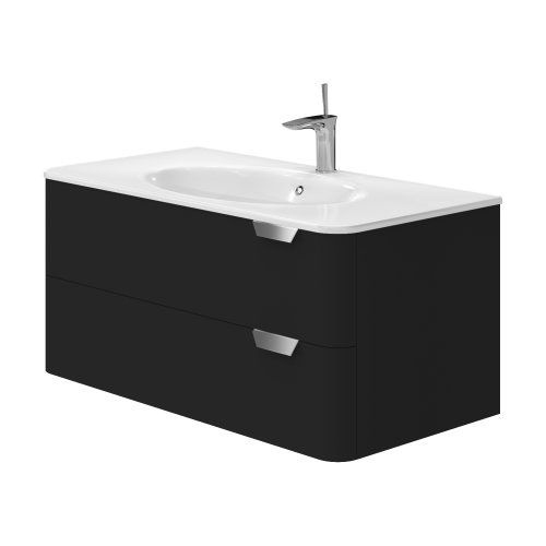 Тумба Botticelli Velluto Vlt-100 чорна Velluto Vlt-100 Black