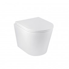 Унітаз підвісний Kroner Armada WHI513636 RIMLESS безобідковий з сидінням Slim Duroplast / Soft-close / Quick relase KA513636WHIR