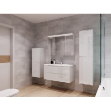 Дзеркальний шкаф BotticelliSequetto SqM-100 білий Sequetto SqM-100 White