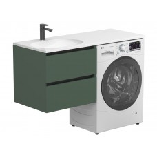Тумба підвісна LUMO Ліс зелений для умивальника NEW YORK 1200 L