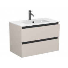 Тумба підвісна NATURA кашемір, ДСП для умивальника DELLA 800