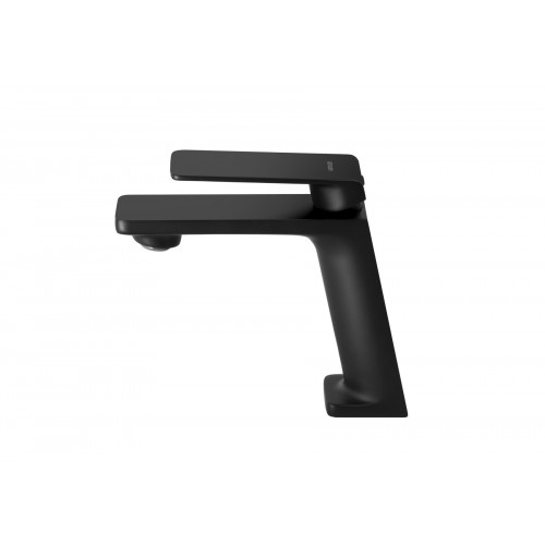 Змішувач для раковини (умивальника) Corsan TRINO BLACK MATT чорний низький CMB7111BL
