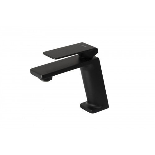 Змішувач для раковини (умивальника) Corsan TRINO BLACK MATT чорний низький CMB7111BL