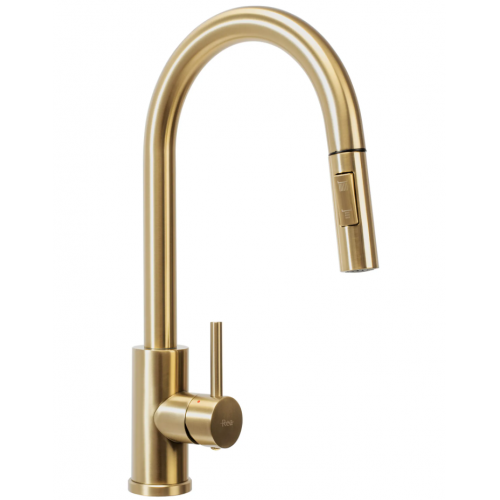Змішувач для кухні REA FRESH BRUSHED GOLD золотий матовий REA-B9148
