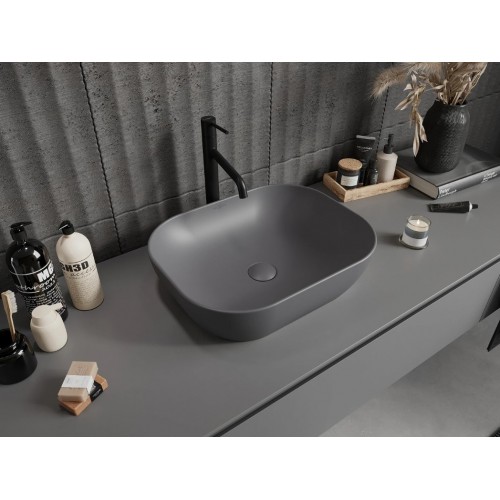 Умивальник (раковина) MEXEN ROSA DARK GREY MATT