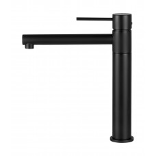 Змішувач для кухні Corsan LUGO BLACK MATT чорний з рухомим носиком CMB7521BL