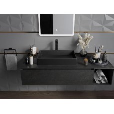 Умивальник (раковина) MEXEN GOYA 60 BLACK MAT накладний