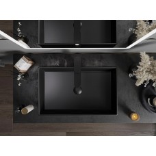 Умивальник (раковина) MEXEN GOYA 60 BLACK MAT накладний