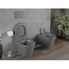 Підвісний унітаз MEXEN RICO DARK GREY MATT