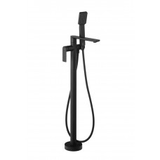 Змішувач для ванни Corsan TRINO BLACK MATT чорний підлоговий CMB7159BL