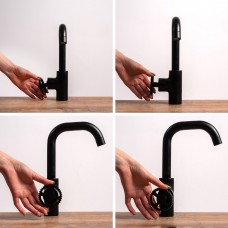 Змішувач для кухні REA VERTIGO SIDE BLACK чорний REA-B8767