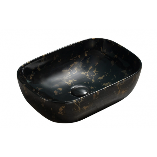 Умивальник (раковина) MEXEN RITA BLACK MARBLE MATT