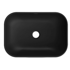 Умывальник (раковина) MEXEN RITA BLACK BRUSH SILVER накладний
