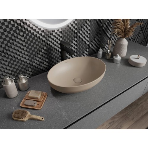 Умивальник (раковина) MEXEN CORNELIA CAPPUCCINO MAT накладний