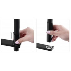 Змішувач для кухні Yoka FERRA BLACK чорний BZ.FERRA-BLK