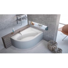 Ванна акрилова Radaway Mistra 150x100L з ніжками + сифон R135L WA1-07-150x100L