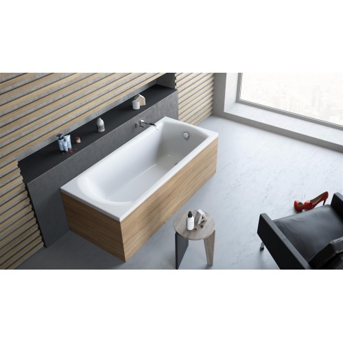 Ванна акрилова Radaway KEA 160x75 з ніжками + сифон R135L WA1-04-160x075U