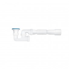 Сифон для душового піддона ANIplast 1 1/2"х40 мм з ревізією, з гнучкою трубою 40х40/50 Е216EU