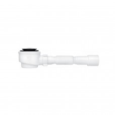 Сифон для душового піддона ANIplast 1 1/2"x90 мм з системою Сlick-Сlack з гнучкою трубою 40х40/50 E415CLSEU