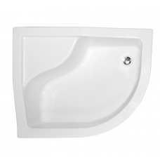Піддон півкруглий MAXI 120x85х24/35 L + ноги