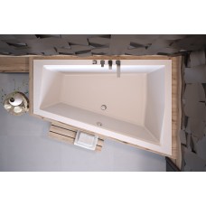 Ванна акрилова Besco INTIMA DUO 170x125 права (соло) без ніг NAVARA43009