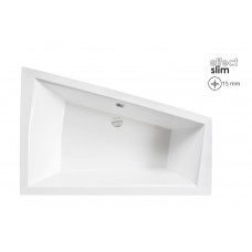 Ванна акрилова Besco INTIMA DUO SLIM 180х125 ліва (соло), без ніг NAVARA46763