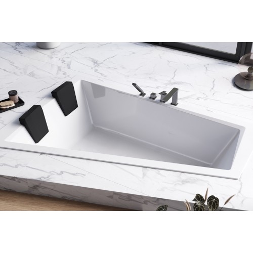 Ванна акрилова Besco INTIMA DUO SLIM 180х125 ліва (соло), без ніг NAVARA46763