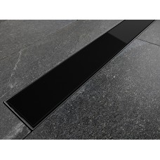 Лінійний душовий трап Virgo Black 60