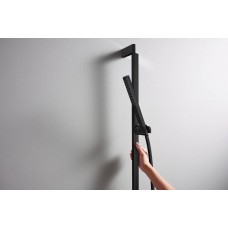 Душова штанга Unica S Puro 65 см зі шлангом 160 см, Matt Black 24402670