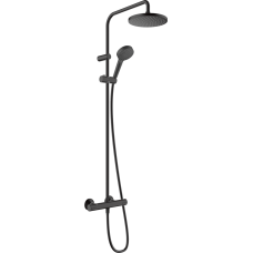 Душова система Hansgrohe Vernis Blend Showerpipe 200 1jet EcoSmart з термостатом Matt Black 26089670