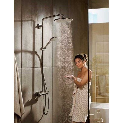 Душова система Hansgrohe Croma Select S 280 RainAir 1jet Showerpipe для душу з термостатом, колір - хром 26790000