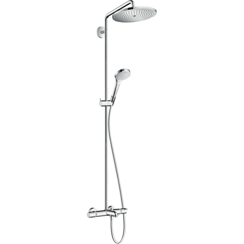 Душова система Hansgrohe Croma Select S 280 RainAir 1jet Showerpipe для ванни з термостатом, хром 26792000