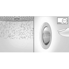 Душова система Hansgrohe Croma Select S 280 1jet Showerpipe з термостатом Brushed Black Chrome 26890340