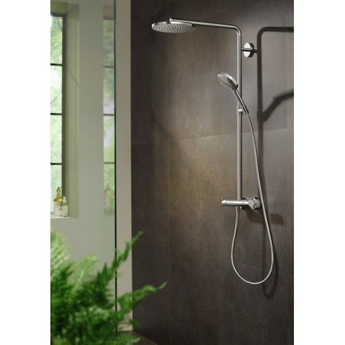 Душова система Hansgrohe Raindance S 240 Showerpipe PowderRain 1jetP з термостатом 27633000