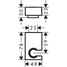 Тримач для душу Hansgrohe  Porter E 28387000