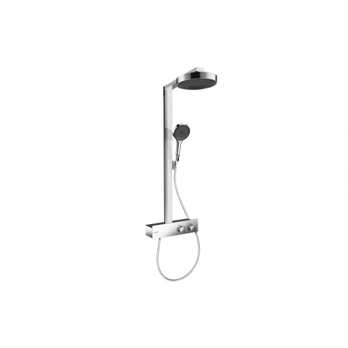 Душова система Hansgrohe Rainfinity Showerpipe 250 1jet EcoSmart з термостатом ShowerTablet 350, Chrome 28742000