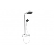 Душова система Hansgrohe Rainfinity Showerpipe 250 1jet EcoSmart з термостатом ShowerTablet 350, Matt White 28742700