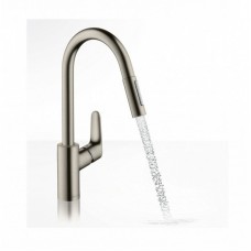 Змішувач Hansgrohe Focus 240 2jet для кухні з висувним вилив Hansgrohe  Hansgrohe ом Stainless Steel 31815800